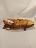 مجسمه دکوراتیو چوبی ماهی