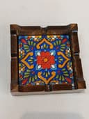 زیر سیگاری چوب و کاشی 