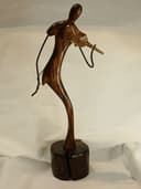 مجسمه چوبی دکوراتیو زن